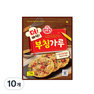 오뚜기 더 바삭 부침가루, 1kg, 10개