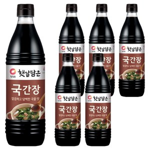 햇살담은 국간장, 840ml, 6개