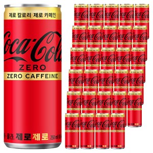 코카콜라 제로 제로, 250ml, 60개
