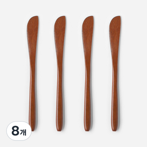 니코트 우드 포포 롱롱버터나이프, 8개