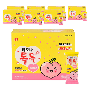 레모나 톡톡 비타민C 100포, 200g, 8개