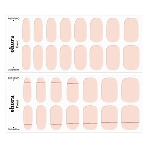 오호라 젤스트립 네일 30p 세트, 베이직 11호, 1개