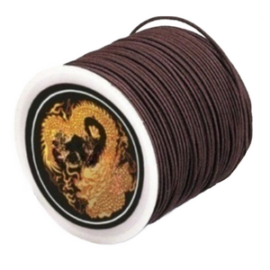 홀리픽 염주줄 팔찌 DIY 만들기 1.5MM x 40M, 브라운, 1개