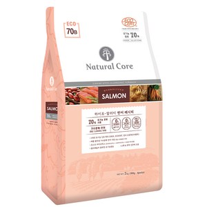 네츄럴코어 강아지 에코70 유기농 70% 사료, 1개, 2kg, 연어