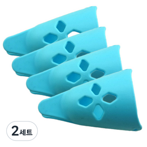 펫나인 강아지와고양이 돌고래 훈련용 입마개 컬러 PACK S + M + L + XL, 블루, 2세트