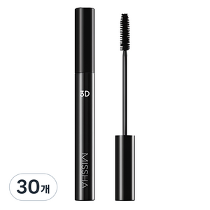 미샤 3D 마스카라 7g, 블랙, 30개