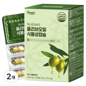 퍼니트 엑스트라버진 올리브오일 캡슐 30g, 30정, 2개