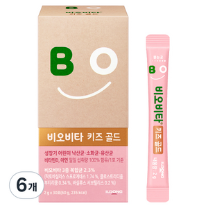 비오비타 키즈 골드 유산균 30p, 60g, 6개