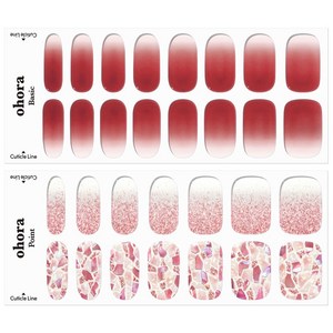 오호라 젤스트립 네일 30p 세트, 브릴리언트, 1개