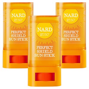 나드 퍼펙트 쉴드 선스틱 SPF50+ PA++++, 22g, 3개