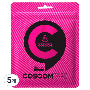 코숨테이프 슬림핏 입벌림 방지 테이프 60p, 5개