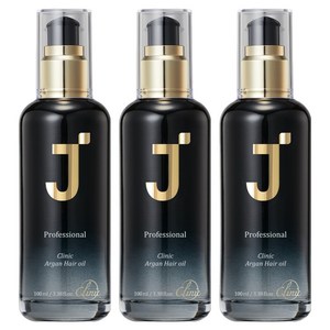 제이숲 프로페셔널 클리닉 아르간 헤어 오일, 100ml, 3개