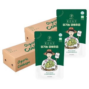 푸릇담 유기농 젊은농부 양배추즙, 100ml, 60개