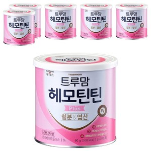 트루맘 헤모틴틴 플러스 유아 철분 앤 엽산, 90g, 6개