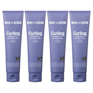 미쟝센 컬링 에센스 2X 볼륨 컬 크림, 150ml, 4개