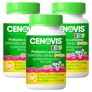 세노비스 유아용 락추로스 구미젤리 망고맛 120g, 30정, 3개
