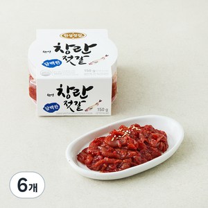 한성기업 창란 젓갈, 150g, 6개