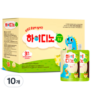 아람농장 하이디노 샤인머스캣 홍삼 10p, 10개, 1L