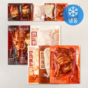 한끼통살 슬라이스 닭가슴살 6종 x 2p 믹스세트 (냉동), 100g, 1개입, 12개