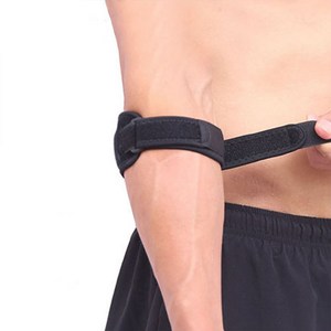 올투게더나우 팔꿈치 엘보 보호대, 블랙, 1개