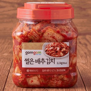 곰곰 썰은 배추 김치, 1.1kg, 1개