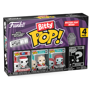 펀코 비티팝 디즈니 The Nightmare before Christmas 산타 잭 4pk 피규어, 1세트