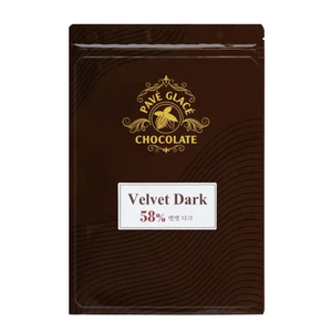 파베글라스 벨벳 다크 58% 커버춰 리얼 초콜릿, 1개, 400g