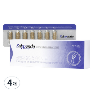 안국건강 살뺀다 혈당컷 다이어트 22.4g, 28정, 4개