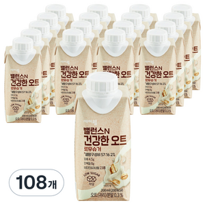 케어웰 밸런스N 건강한 오트 로우슈거, 108개, 200ml