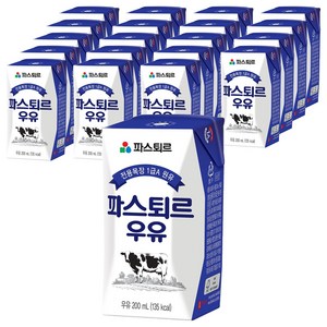 파스퇴르 전용목장 우유, 200ml, 20개