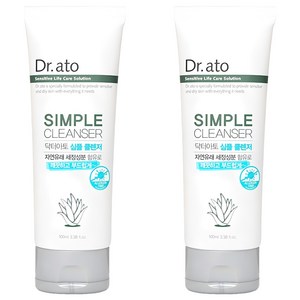 닥터아토 심플 유아페이셜클렌져, 100ml, 2개