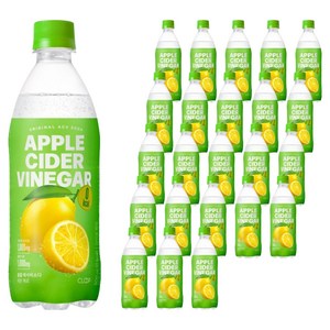 클룹 애사비소다 레몬비니거 제로 탄산음료, 500ml, 24개