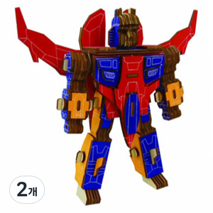 동심의 세계에 빠지는 DIY 로봇 3D 퍼즐, 디자인12, 97피스, 2개