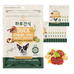 와그작 강아지 하루간식, 오리랑 과일야채, 30g, 14개