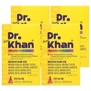 닥터슈퍼칸 에이치엘사이언스 B 다이나믹 메가 43.5g, 30정, 4개
