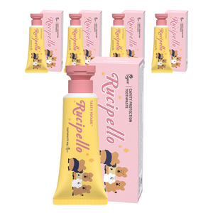 루치펠로 울라울라 치약 달콤한사과향, 60g, 5개