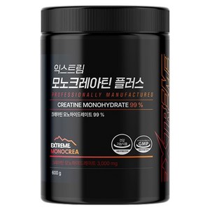익스트림 모노크레아틴 플러스, 600g, 1개