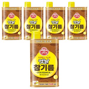 오뚜기옛날 참기름, 450ml, 5개