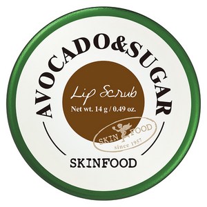 스킨푸드 아보카도 & 슈가 립 스크럽, 14g, 1개