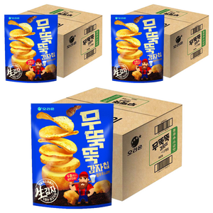 오리온 무뚝뚝감자칩 통후추 소금맛, 60g, 36개