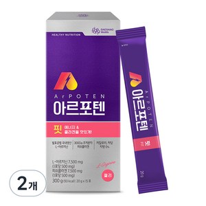 대상웰라이프 정품 아르포텐 아르지닌 핏, 300g, 2개