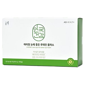아이원 눈에 좋은 루테인 플러스, 180정, 90g, 1개