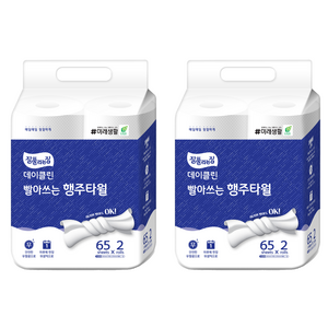 잘풀리는집 데이클린 빨아쓰는 행주타월, 65매, 4개