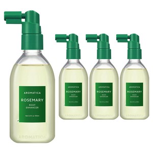 아로마티카 로즈마리 루트 인핸서 두피 에센스, 100ml, 4개