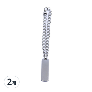 하온펫 사각바 강아지 목걸이 G XL, 2개