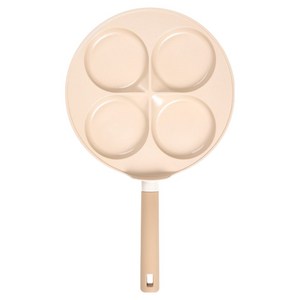 트루쿡 인덕션 세라믹 4구 에그팬, 29cm, 1개