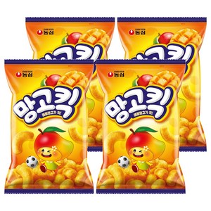 농심 망고킥, 100g, 4개