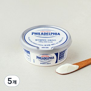 필라델피아 크림치즈, 190g, 1개입, 5개