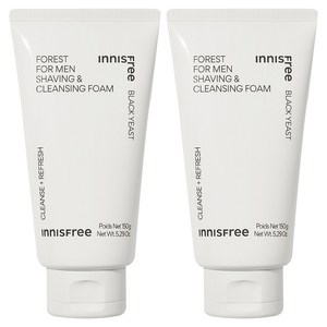 이니스프리 포레스트 쉐이빙 & 클렌징 폼, 150g, 2개