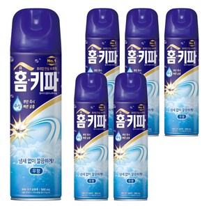 홈키파 무향 에어졸 살충제, 500ml, 6개